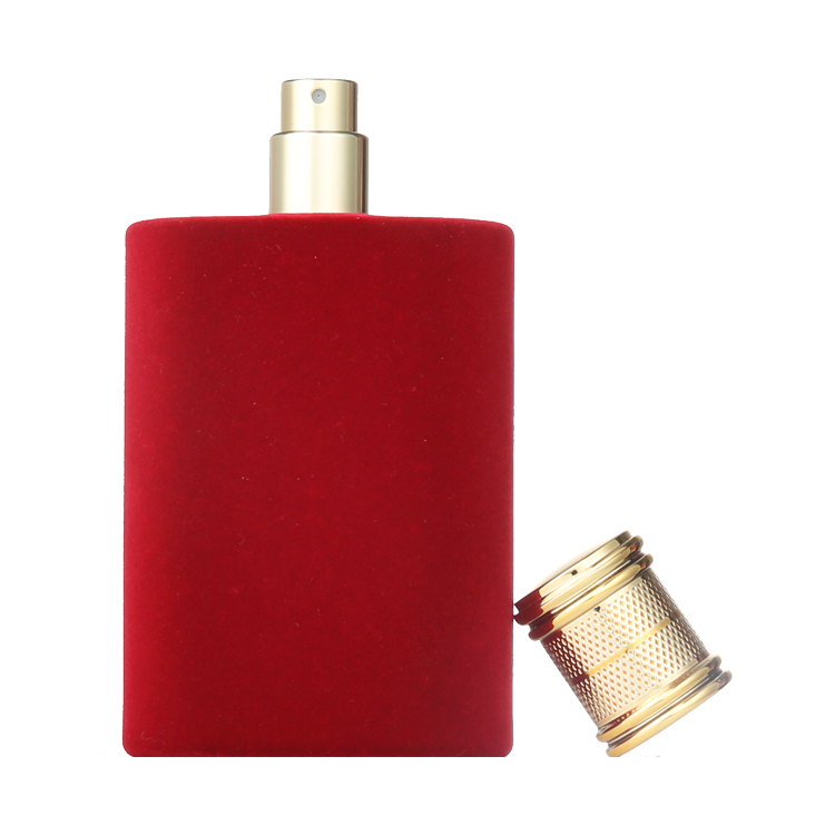 best selling empty rectangular perfume bottle 100ml glass