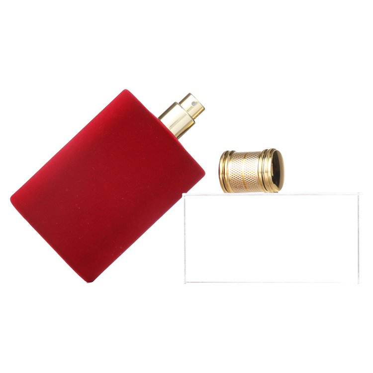 best selling empty rectangular perfume bottle 100ml glass