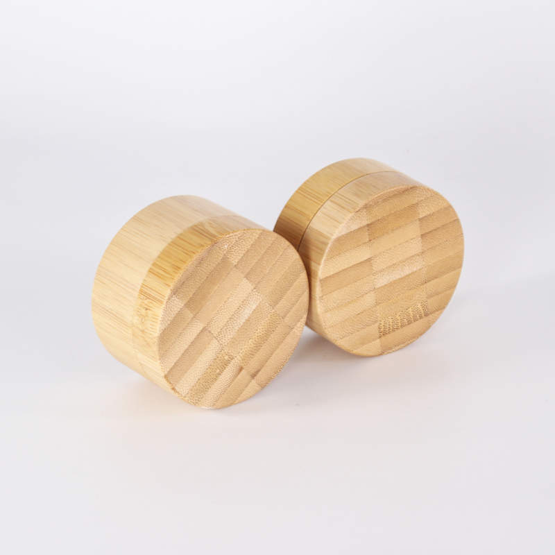 best selling items 10g 15g 30g 50g 100g covered bamboo skin care hair cream plastic jar container