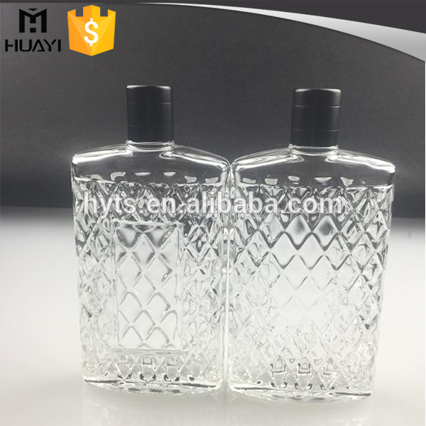 big capacity glass cologne perfume bottle for female