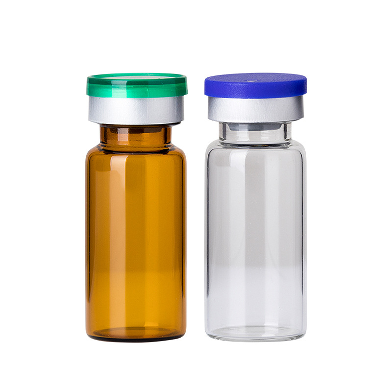big discount wholesale amber and clear 10ml 22x50mm empty pharmaceutical sterile glass vials with lid