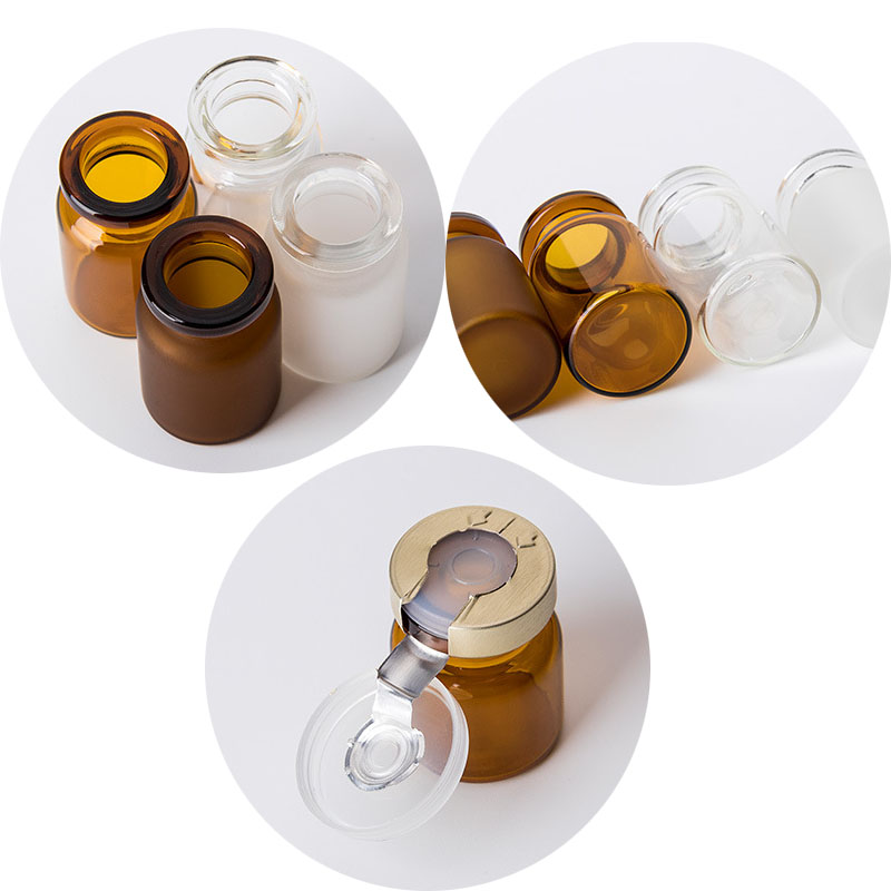 big discount wholesale amber and clear 10ml 22x50mm empty pharmaceutical sterile glass vials with lid