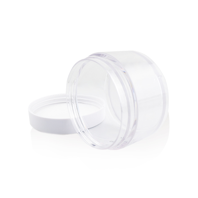 big size 100g 200g clear cosmetic containers for body butter