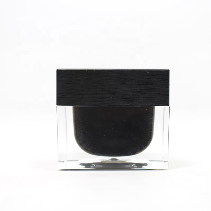 biodegradable Luxury envases cosmeticos Square Acrylic lotion packaging skincare bottle set