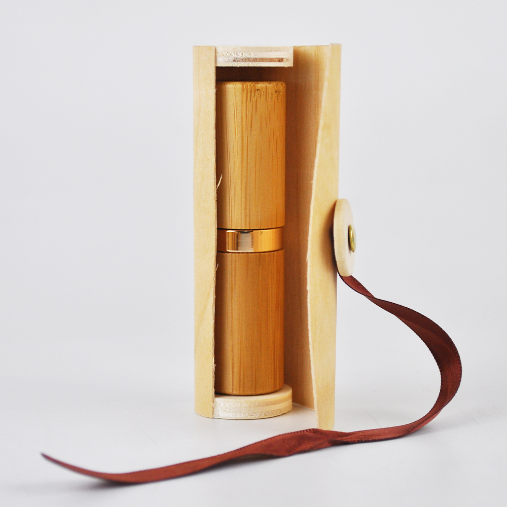 biodegradable lip balm containers eco friendly bamboo lup gloss container