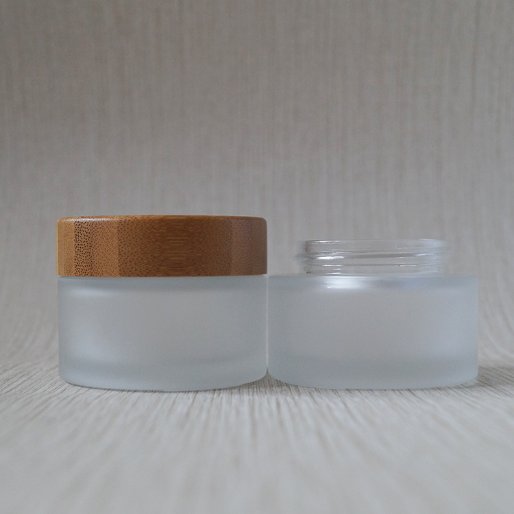 biodegradable wood cosmetic bamboo skincare packaging bottle and jar