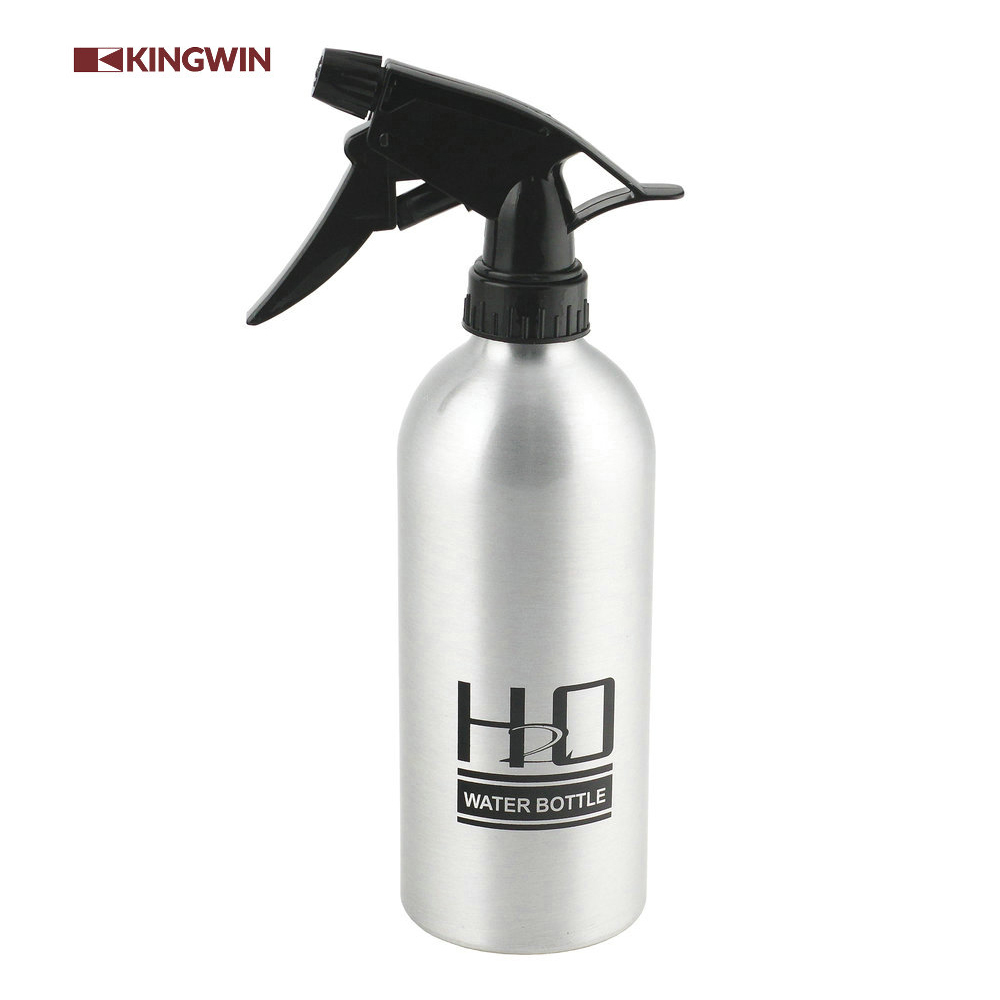 black 400ml Aluminium trigger mist pump Spray Bottle for shampoo