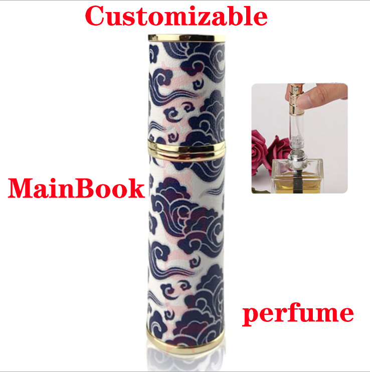 black 5ml/20g/individual packaging/customizable aluminum/metal/classic refillable perfume spray bottle