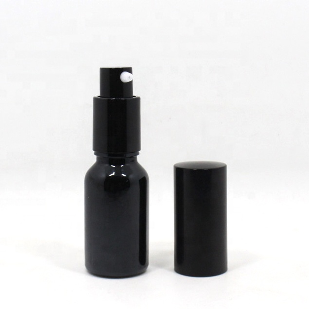 black and white Glass Dropper Bottle Essential Oil Perfume Pipette Bottles Empty Container