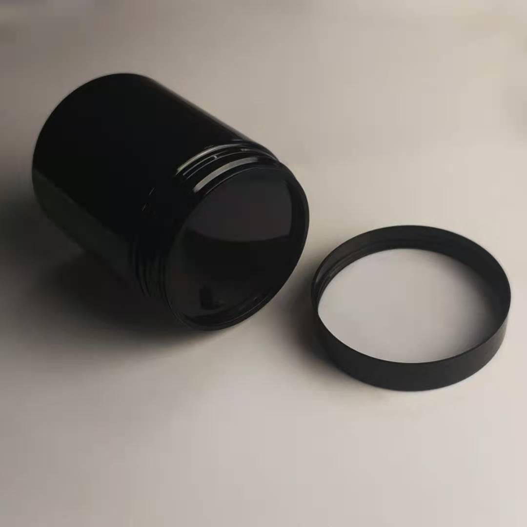 black cans packaging body butter containers lotion pet jars cream cosmetic plastic jar cosmetic jars envases
