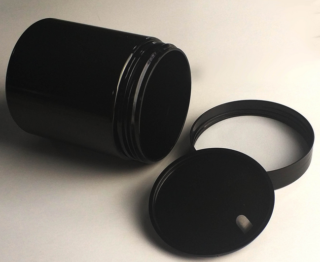 black cosmetic container 50ml 60ml 80ml 100ml 120ml 150ml 180ml 200ml 250ml 500ml 800ml black pet jar with plastic cap