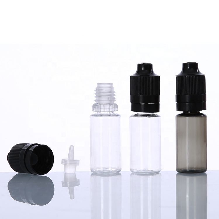 black e liquid empty bottles 10ml pet dropper plastic bottle malaysia for e cigarette