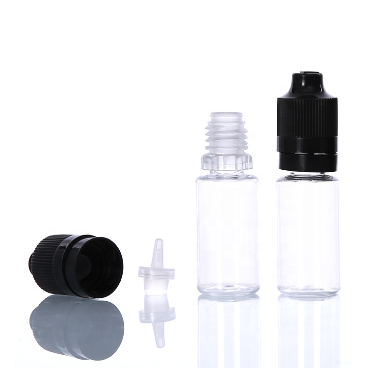 black e liquid empty bottles 10ml pet dropper plastic bottle malaysia for e cigarette