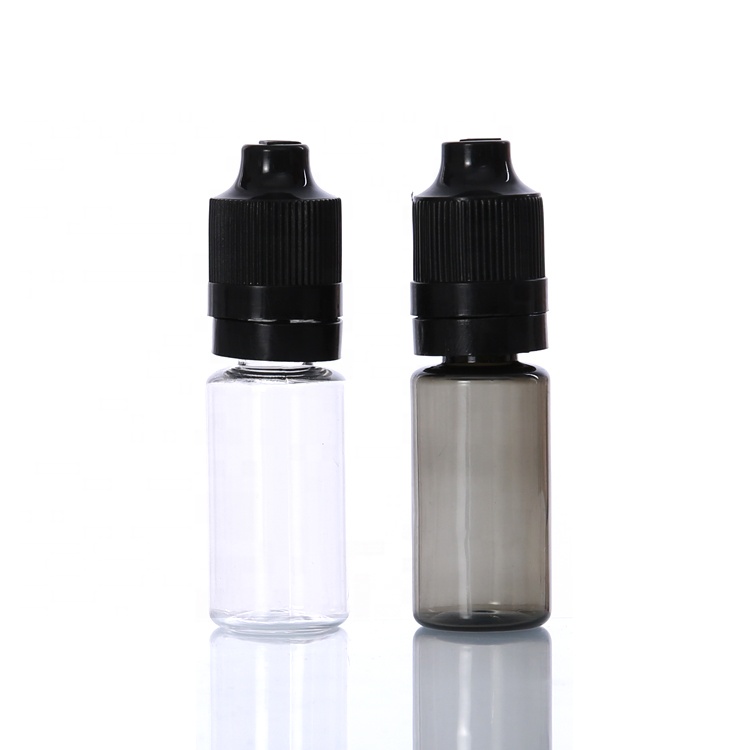 black e liquid empty bottles 10ml pet dropper plastic bottle malaysia for e cigarette
