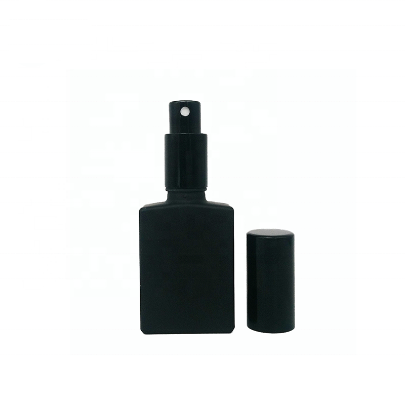 black matte square rectangle 15ml 1oz finest spray glass bottle 30ml glass dropper bottle lotion pump 50 ml pump spray bottle