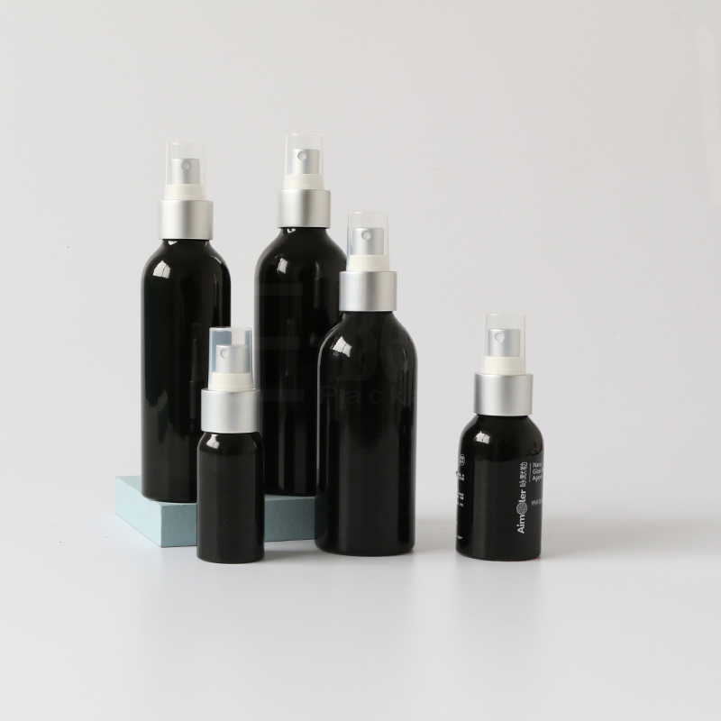 black metal bottle 500ml aluminum spray bottle in stock