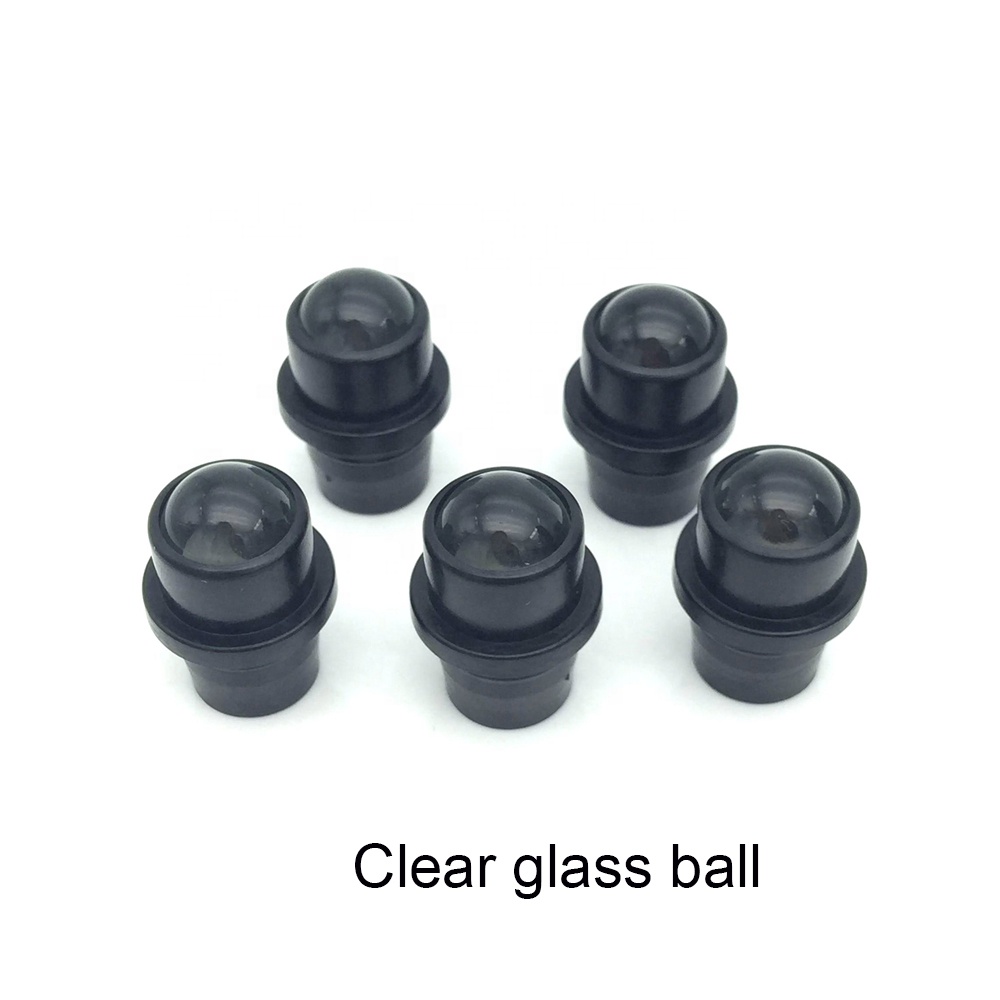 black roller ball glass bottle empty black glass essential oil roll-on bottles 15 ml roll on bottle
