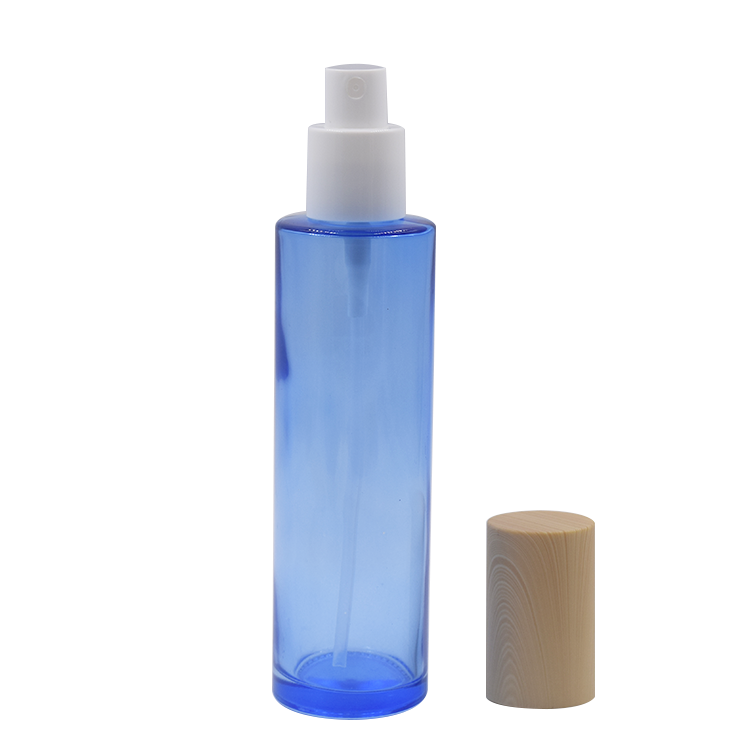 blue 20ml 30ml 40ml 60ml 80ml 100ml 120ml toner lotion glass bottle 20g 30g 50g navy face cream jar plastic wooden cap