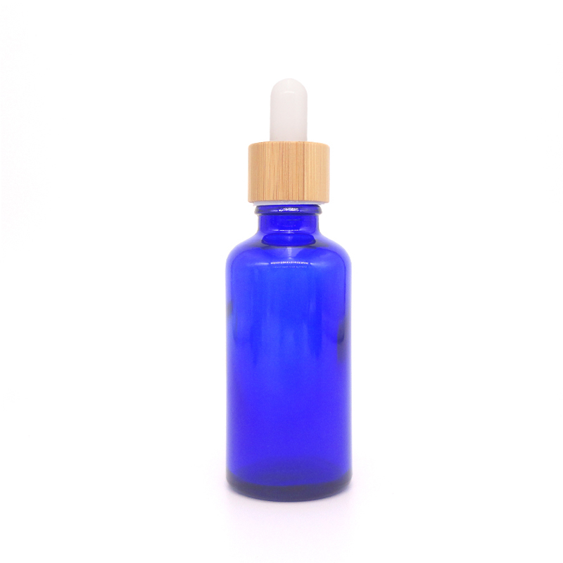 blue 30ml bottles with CRC bamboo cap for smoking oil