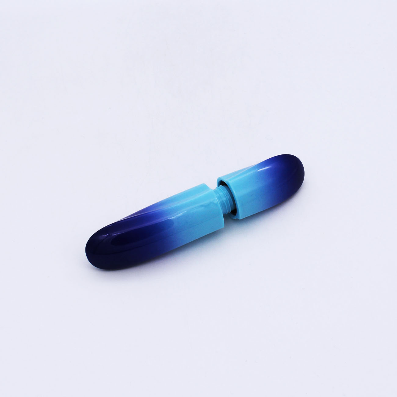blue gradually varied painting cosmetic make up custom wholesale mascara container