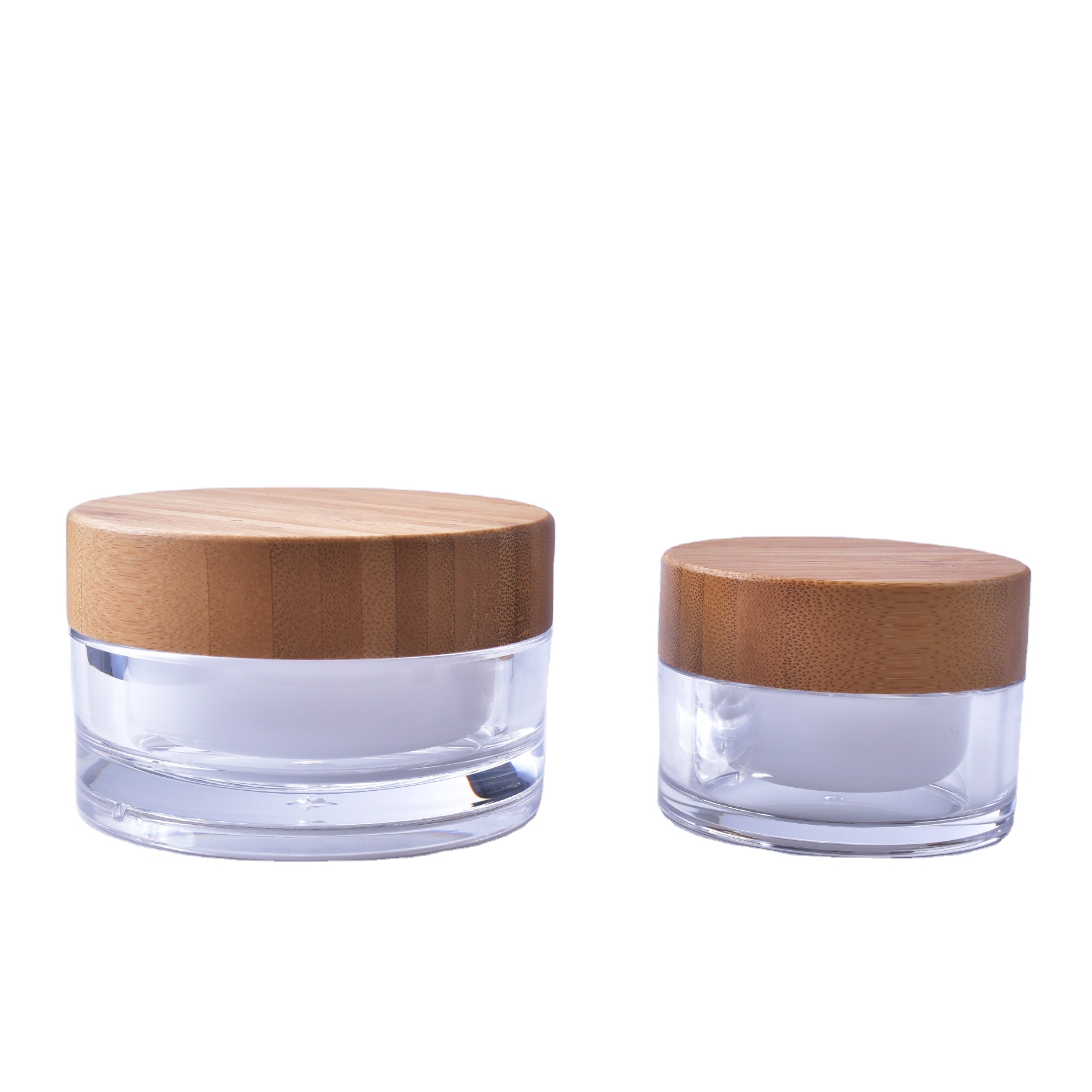 body cream container plastic packaging 50ml acrylic cream containers