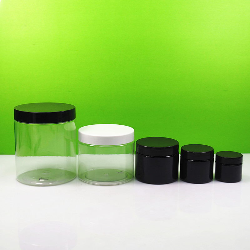 body scrub body  butter spice food cosmetic   1oz 2oz 3oz 4oz 8oz clear PET plastic jar