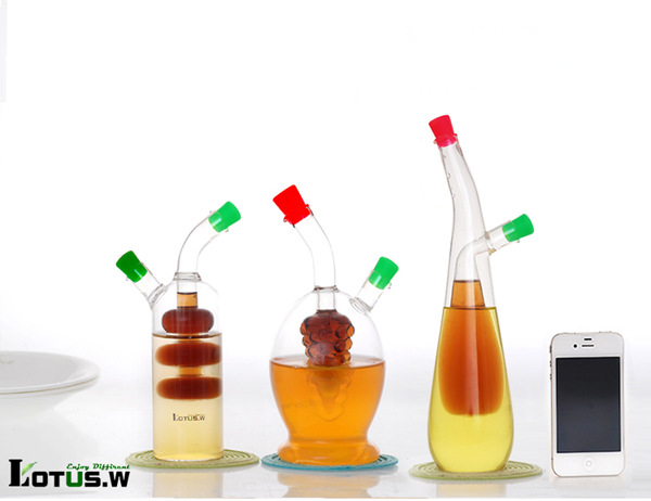 borosilicate glass bottle for oil or vinegar bottle