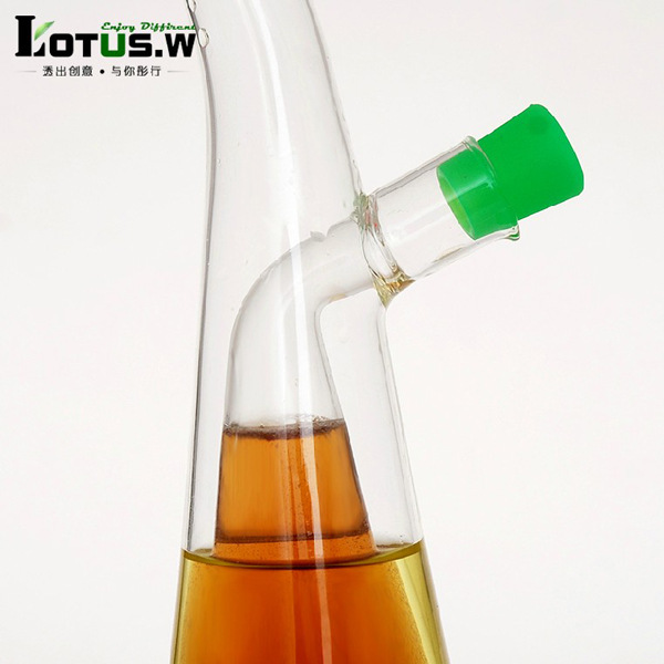 borosilicate glass bottle for oil or vinegar bottle