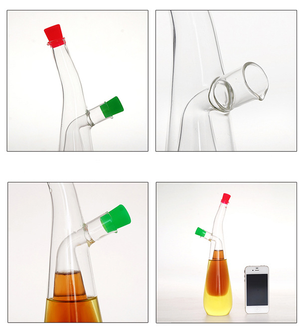 borosilicate glass bottle for oil or vinegar bottle