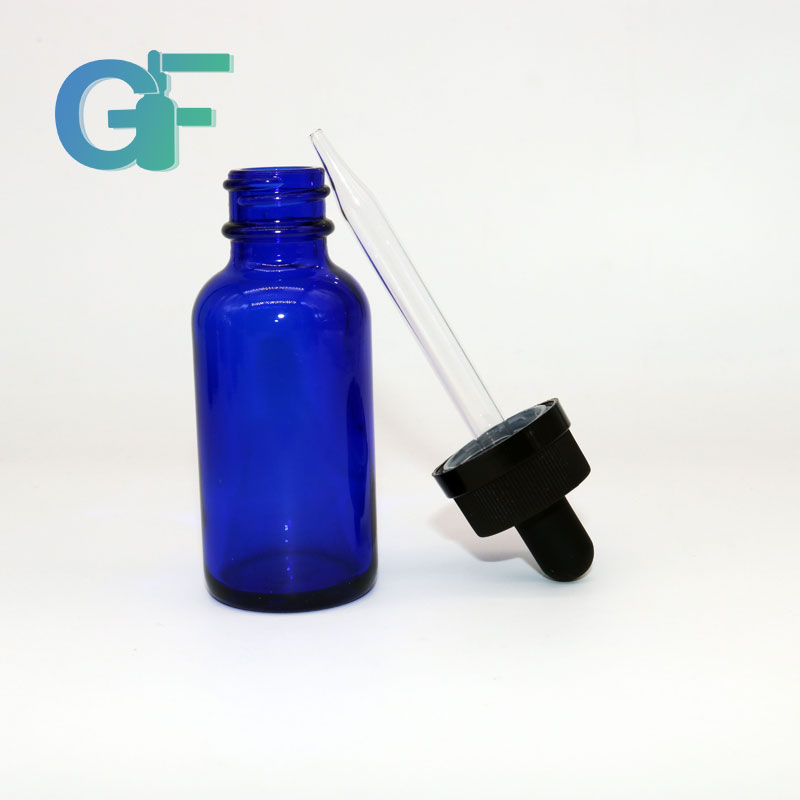 boston round 30ml clear glass dropper bottles