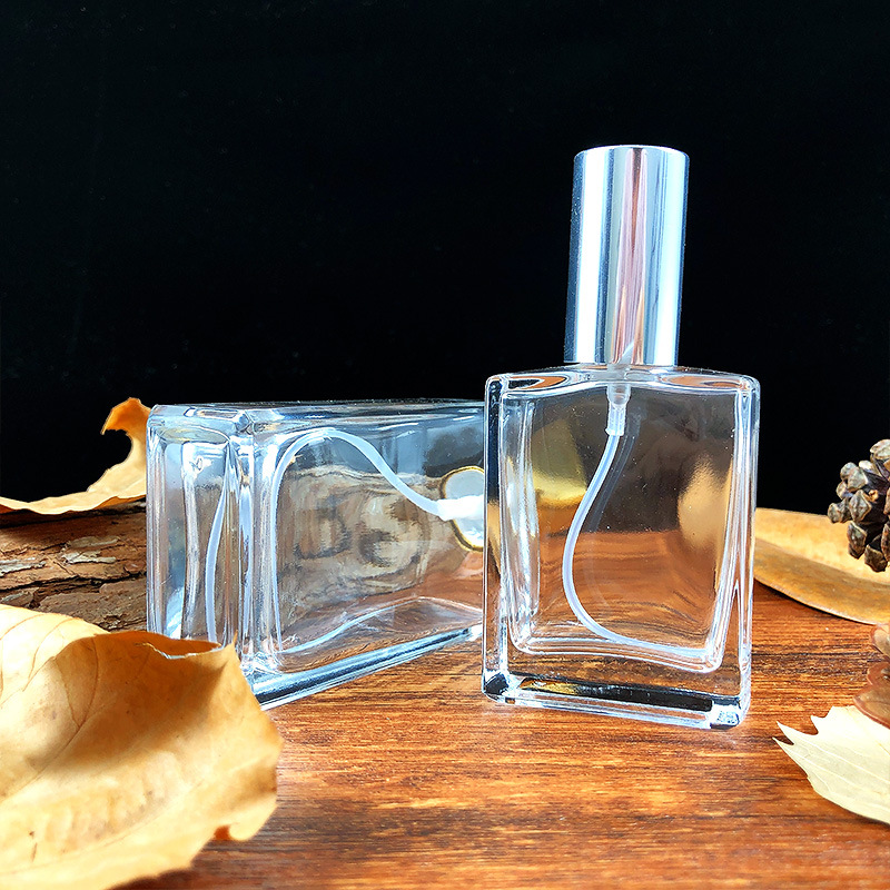 bottle perfume square glass perfume bottles 50 ml glass spray luxury perfume bottle100ml
