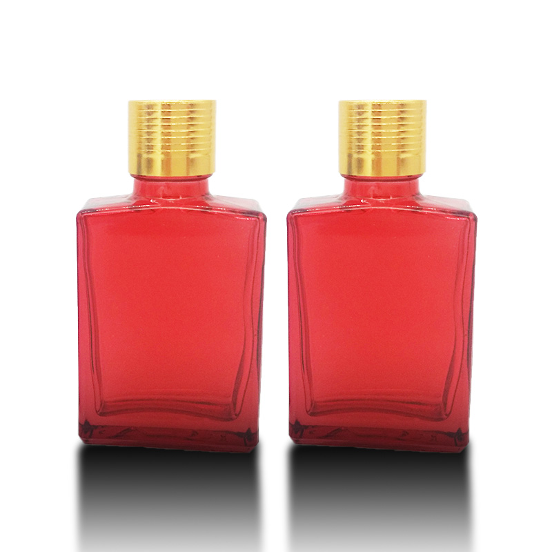 bottle square glass rectangle square bottle/100ml perfume bottle cbd oil glass bottle packaging/100ml square glass bottle