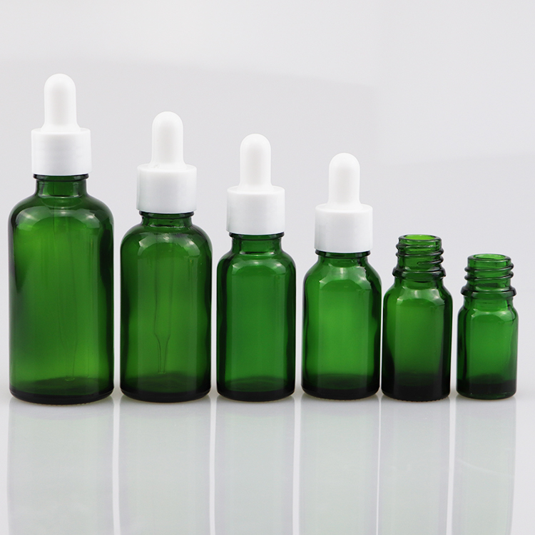 bottle with dropper for essential oil skin care green bottles 1oz 30ml green dropper bottles