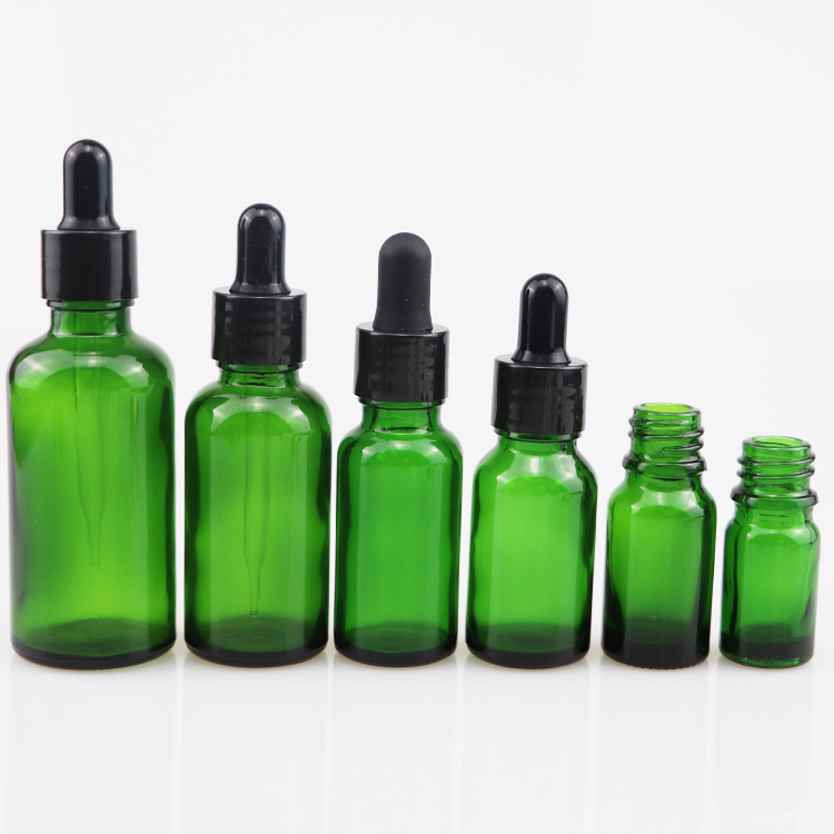 bottle with dropper for essential oil skin care green bottles 1oz 30ml green dropper bottles