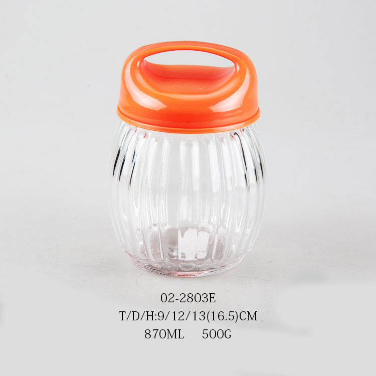 bpa free Glass Clamp Lid Kitchen Storage Jar Air Tight Seal bottles Canning Jars with clasp lids for food