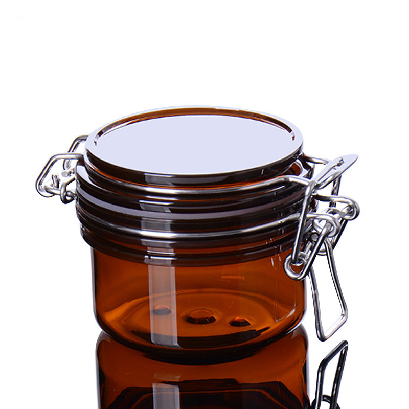 brown  cosmetic jars  jar cosmetic  4oz cosmetic jar