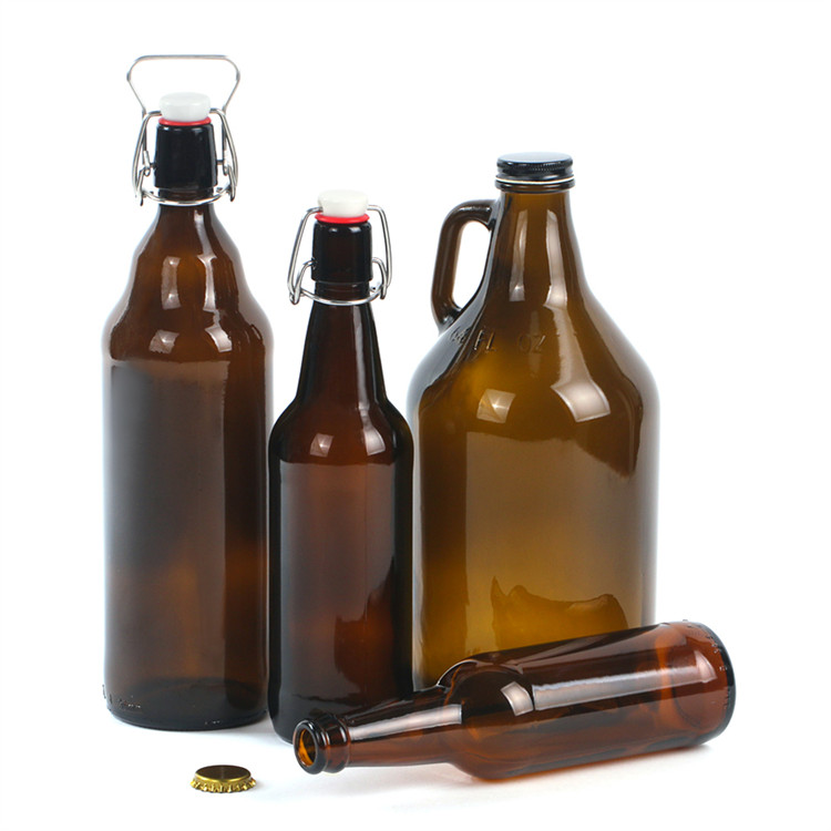 california growler glass beer wine bottle 32oz 1l