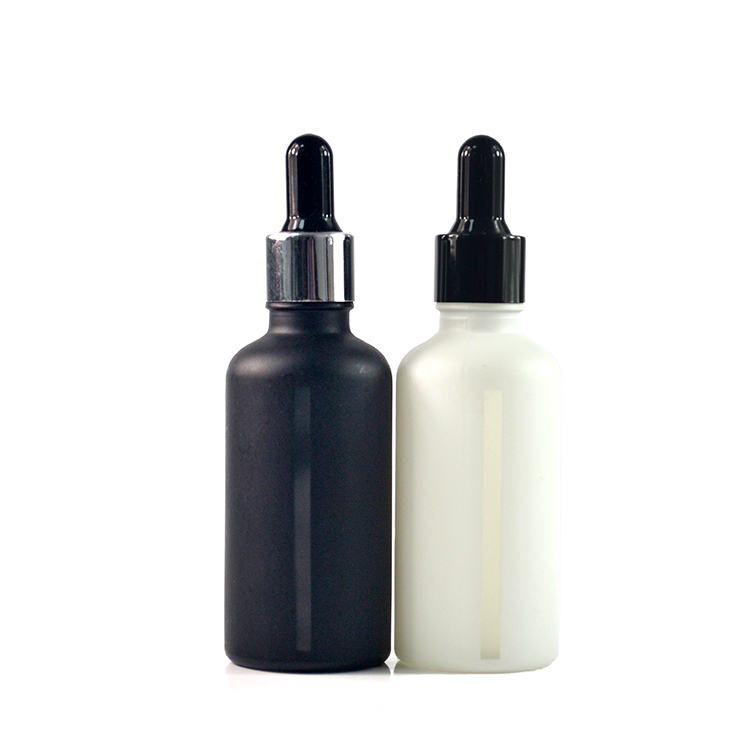 can see color 10ml 20ml 30ml 50ml purple milk white blue black glass dropper bottle with window