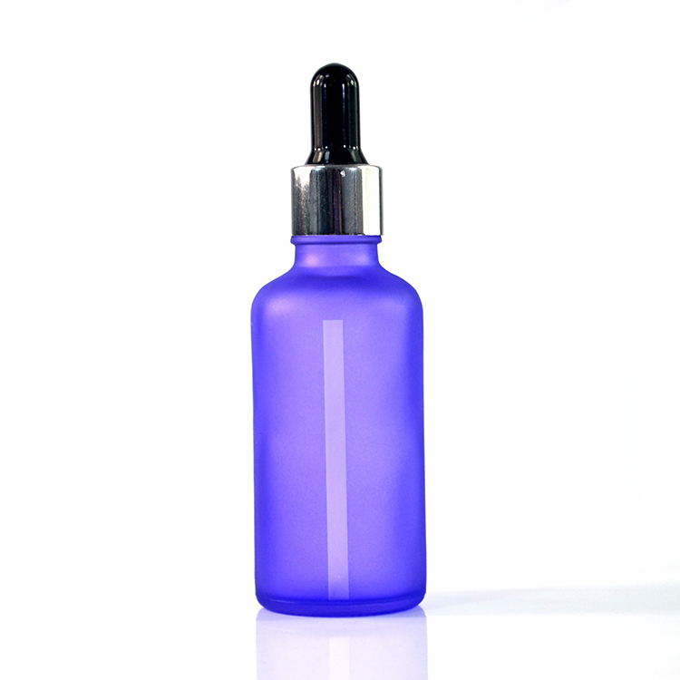 can see color 10ml 20ml 30ml 50ml purple milk white blue black glass dropper bottle with window