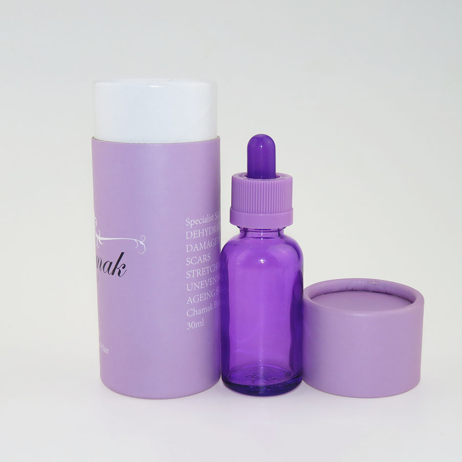 cardboard packaging tube paper bottle Free design 10ml 15ml 30ml round e-liquid bottle box e-liquid paper tube