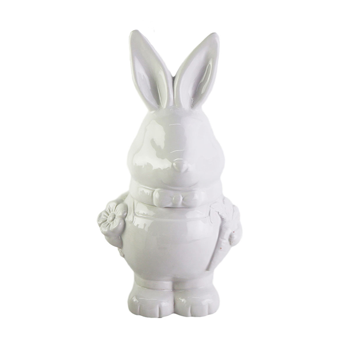 ceramic easter bunny cookie jar sugar canister tea pot tableware dinnerware set