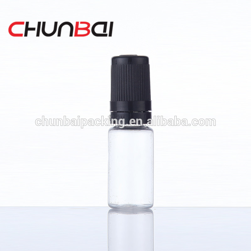 certificate 10ml tpd box vape smoking oil ejuice e-cig pet e liquid bottle with CRC tamper cap