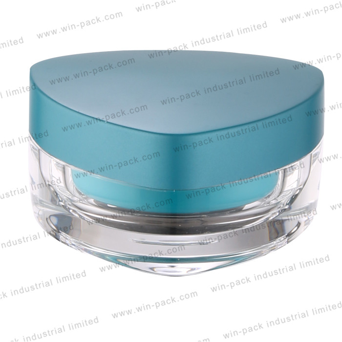 cheap 15g 30g 50g empty cosmetic plastic lotion containers face cream acrylic storage jars with lids