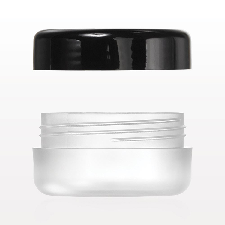 cheap 3ml 5ml10ml 3g 5g 10g mini plastic cream sample Jar, cosmetic jar for Trial cosmetic sample packaging