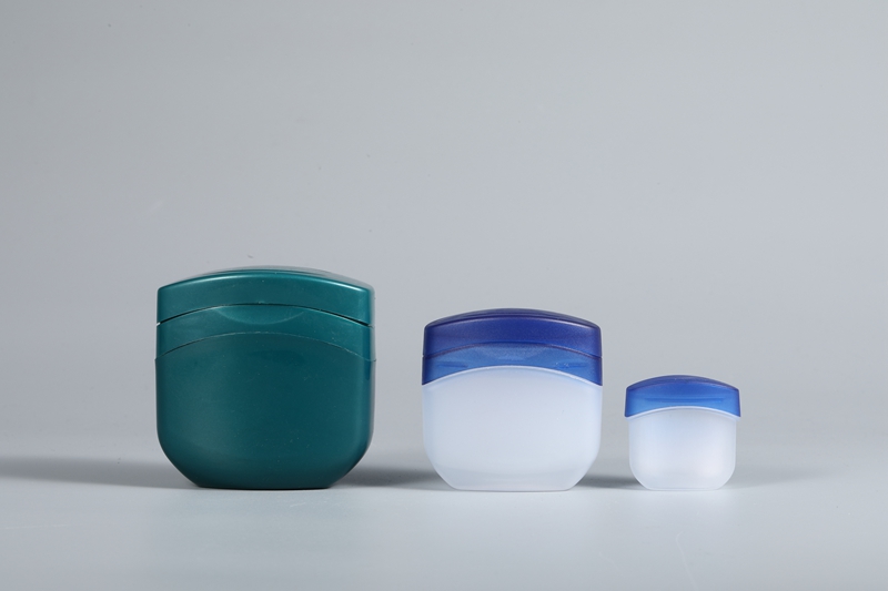 cheap 7g 50g 100g empty cosmetic Container plastic vaselin cream jar withflip top cap