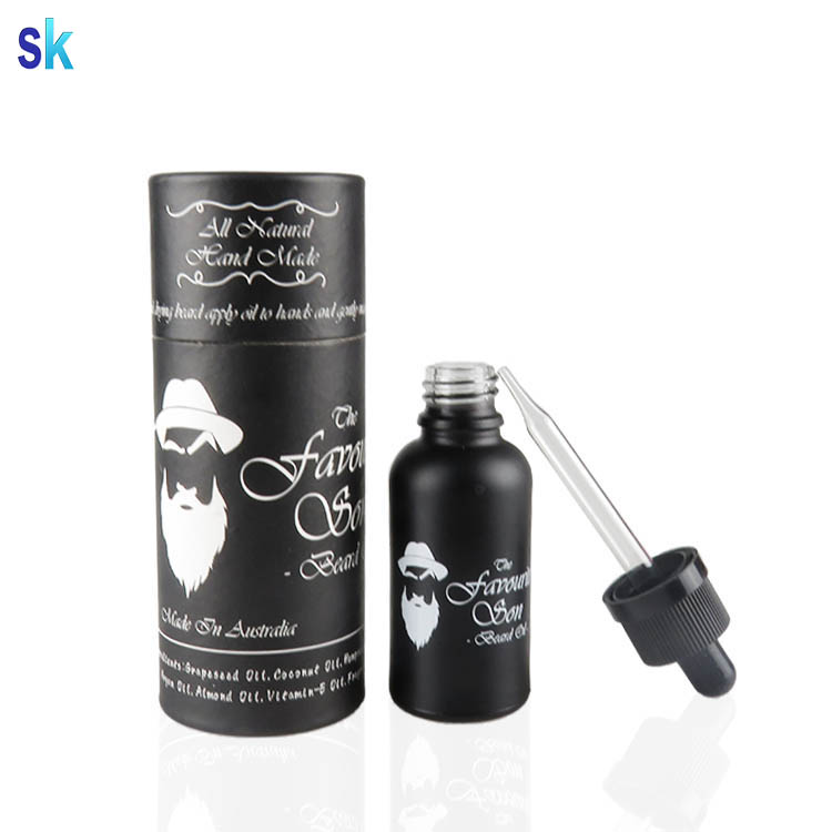 cheap Wholesale 1OZ matte black glass dropper bottles with measurement markings