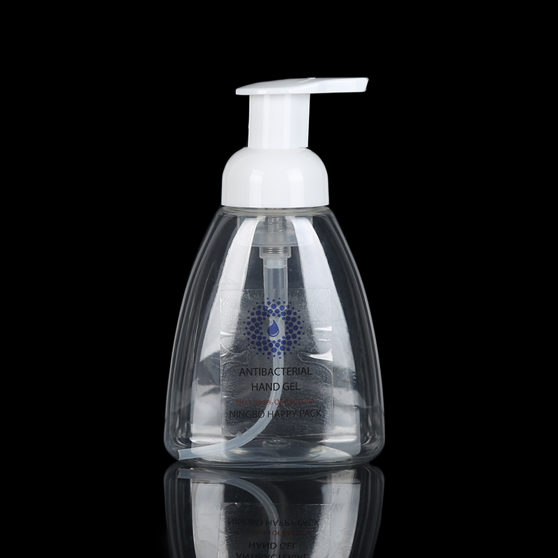 cheap and hot selling PET transparent bottle with spray lotio pump plastic bottle