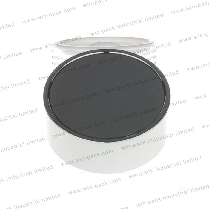 cheap clear cosmetic plastic cream jar with UV coating cap 15g 30g 50g