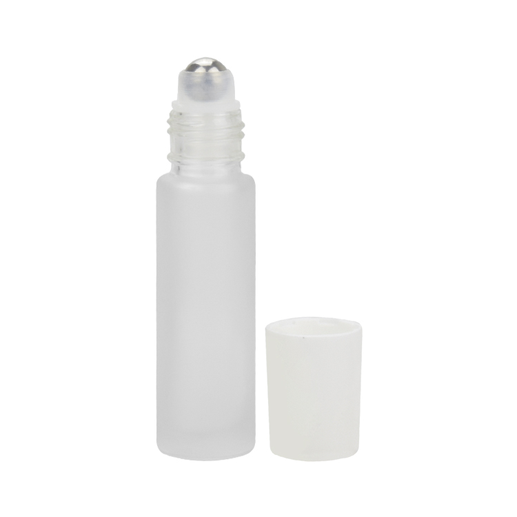 cheap clear frosted 4ml 6ml 8ml 10ml 15ml 20ml thick wall glass roller bottle for perfume package