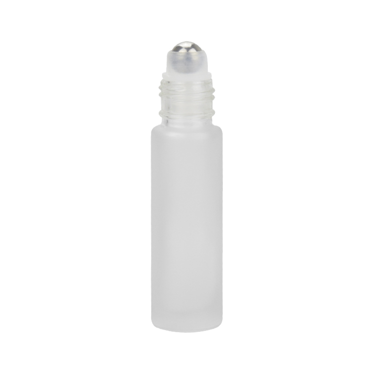 cheap clear frosted 4ml 6ml 8ml 10ml 15ml 20ml thick wall glass roller bottle for perfume package